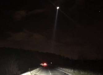 The helicopter helped officers on the ground locate the car. Picture: Kent Police RPU
