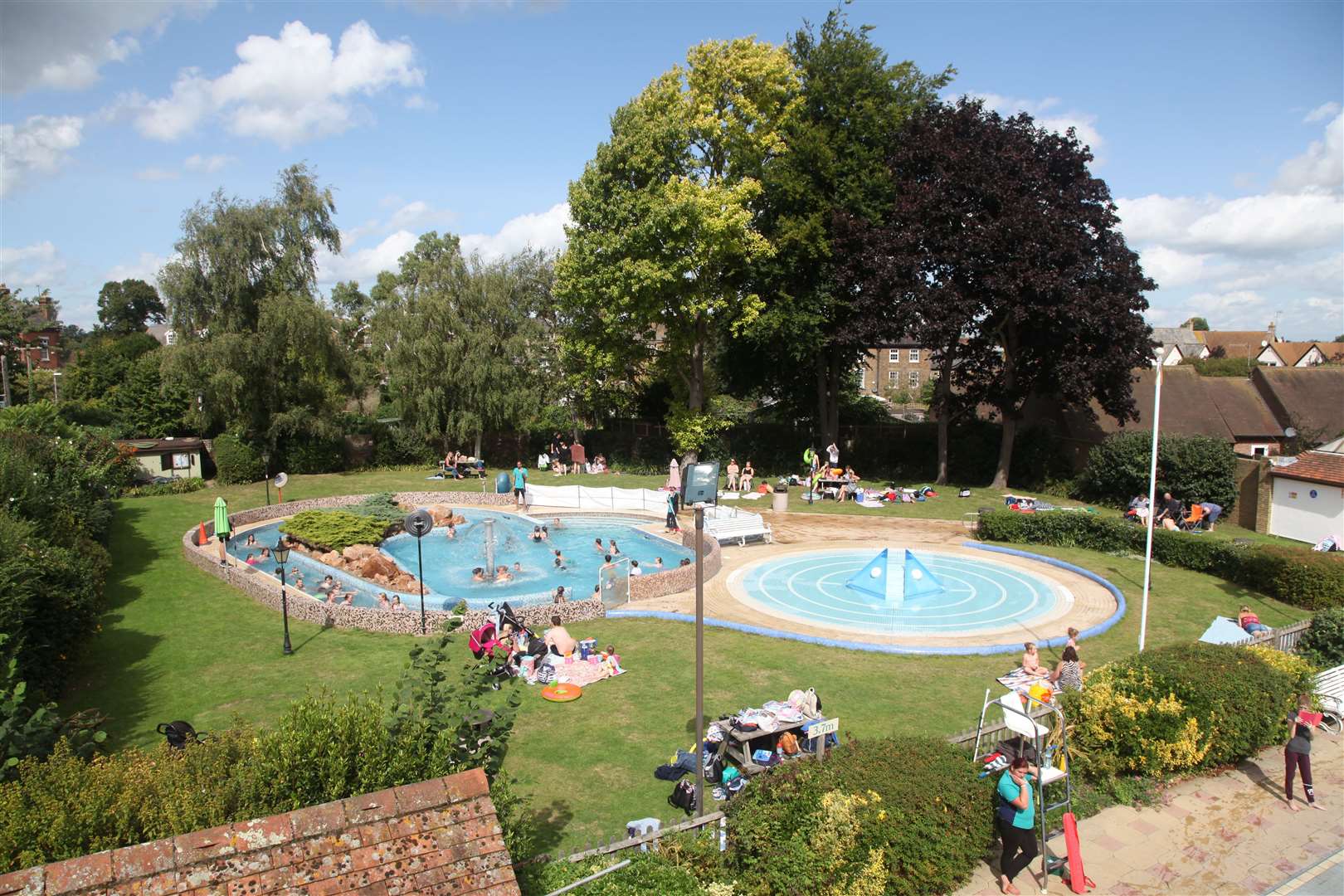 Faversham Pools was rated second best outdoor swimming facility in the country by the Daily Mail