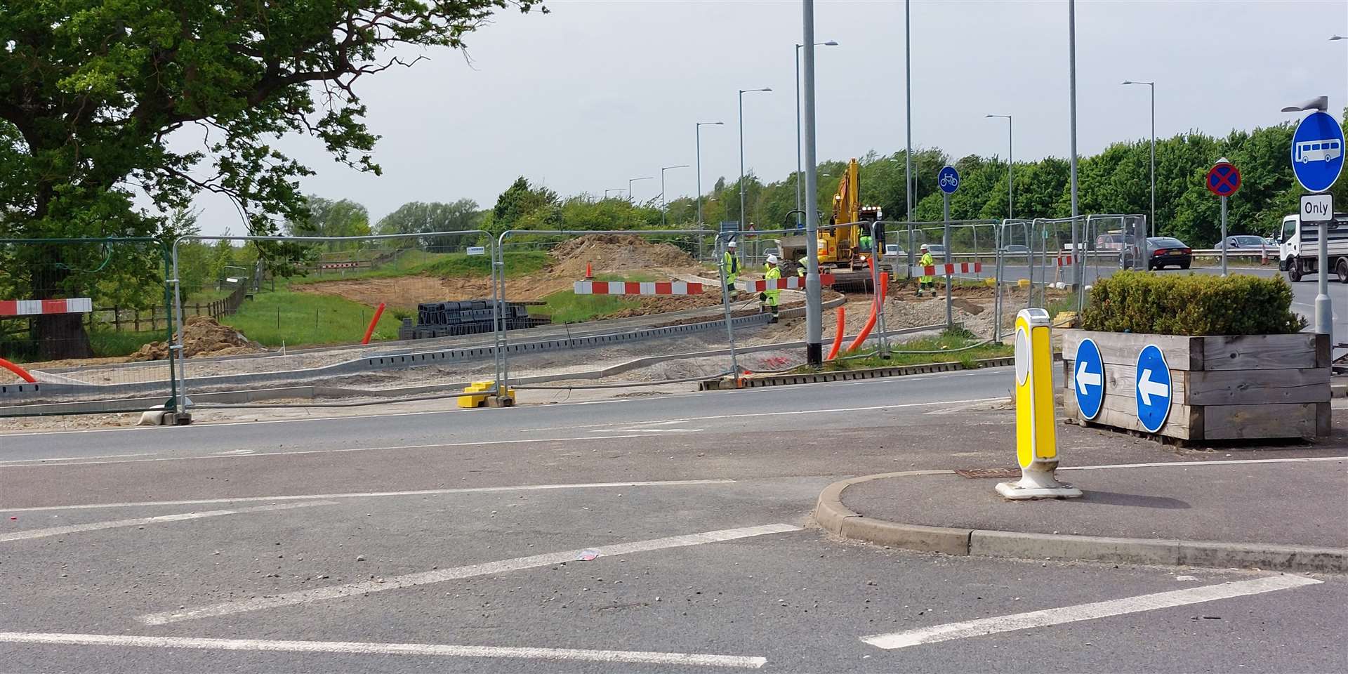 Drivers from Finberry will be able to turn right onto the A2070 for the first time once the scheme is complete