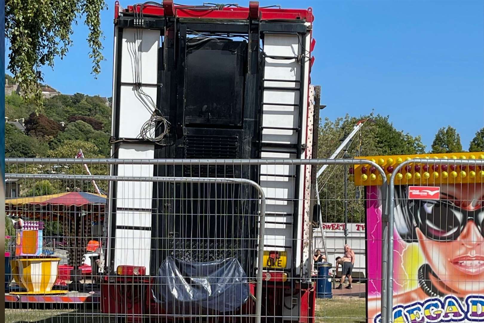 The fairground ride connected with the incident was removed. Photo: David Joseph Wright