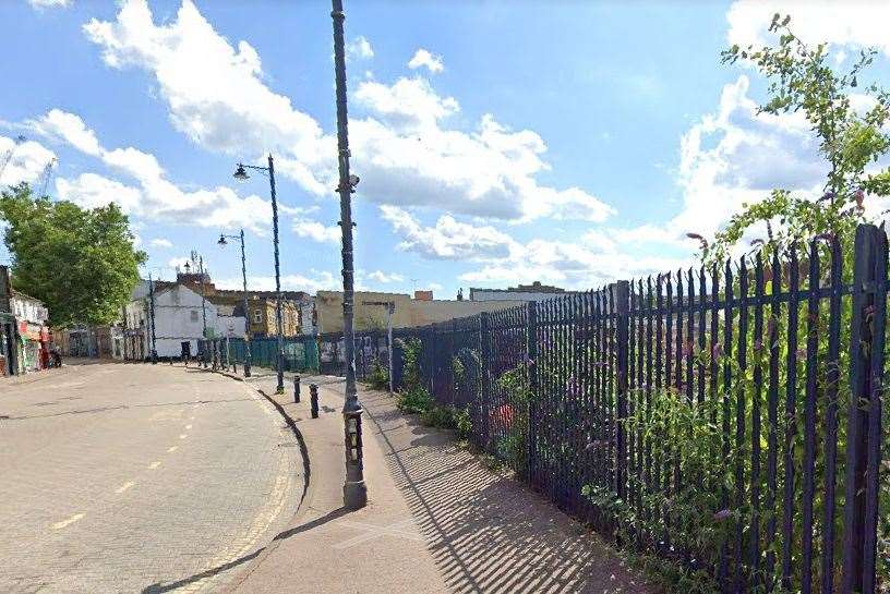 The location of Orchard West will be opposite the Stage Door pub in Hythe Street, Dartford. Picture: Google