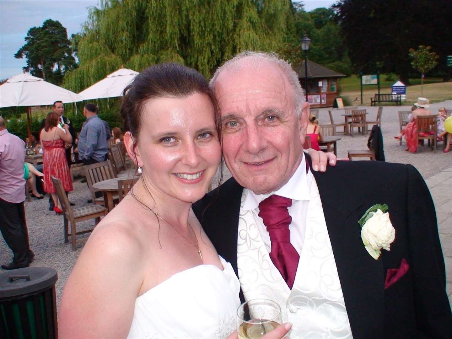 Louise with her dad Jeff. Picture: Louise Nightingale