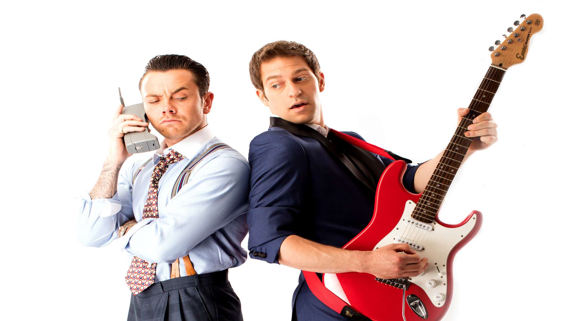 X Factor runner-up Ray Quinn and Jon Robyns star in The Wedding Singer