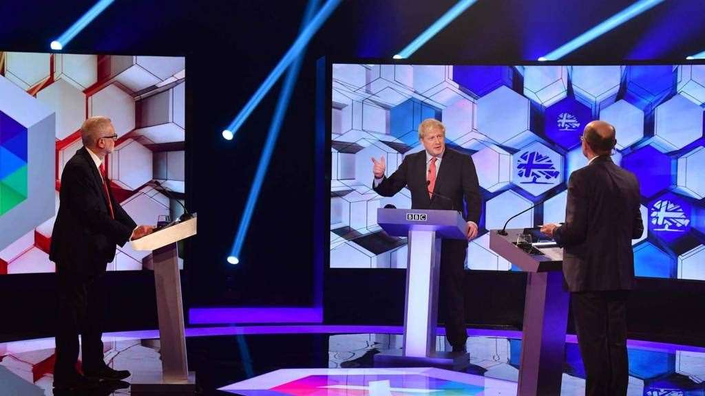 In 2019 Boris Johnson and Jeremy Corbyn squared off at the studio during a televised debate for the general election