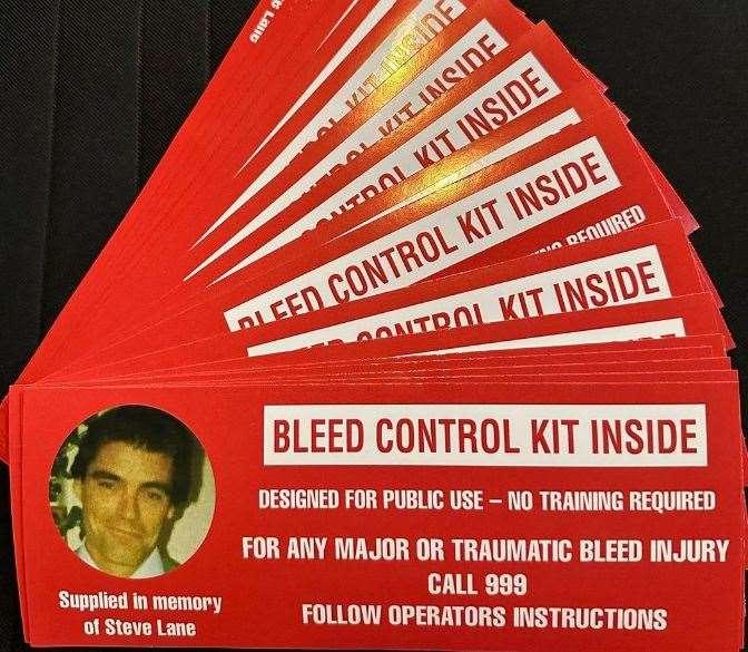Bleed Control Kits are being placed in locations around Kent
