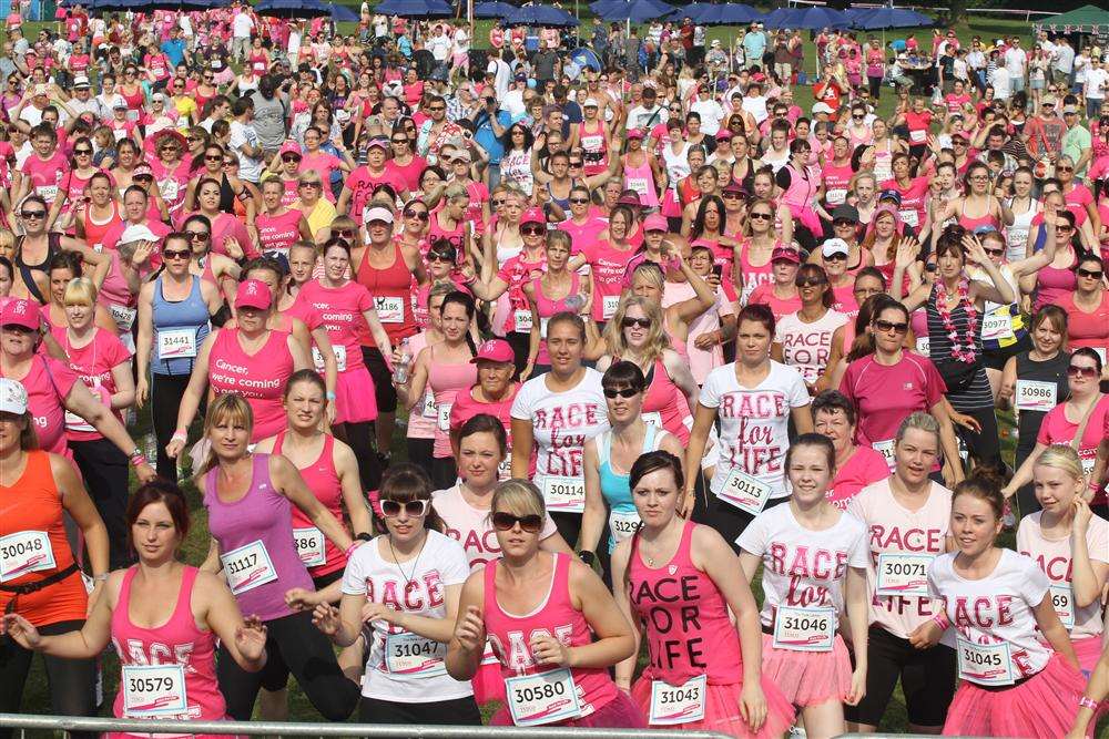 Race for Life takes place annually to raise money for Cancer Research UK.