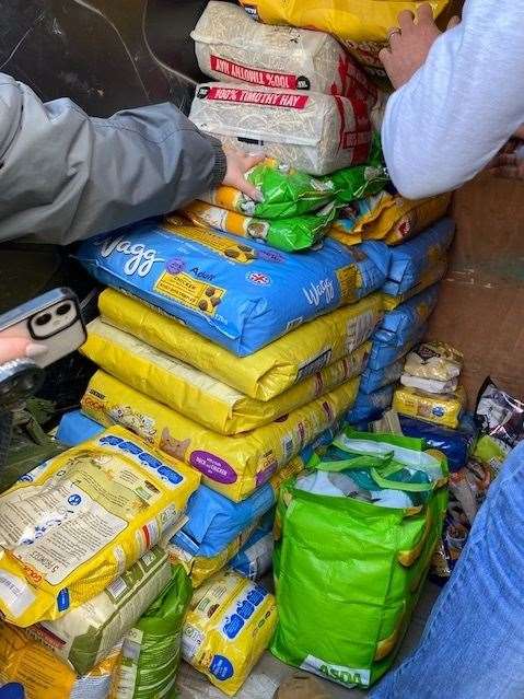 Donations being shipped to Poland. Picture: Jamie Rodgers