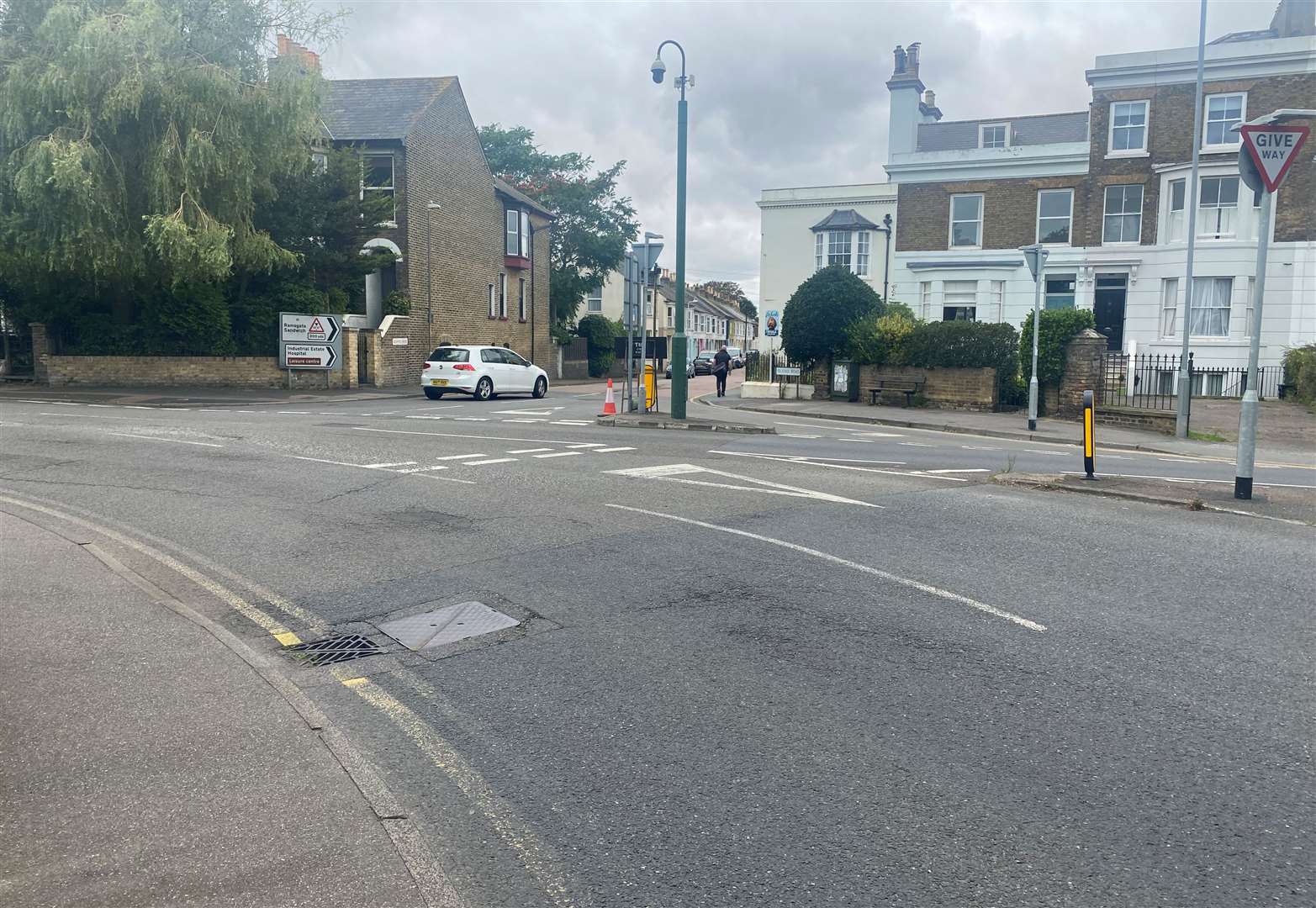 The junction with Victoria Road, Deal Castle Road and Guilford Road – close to Deal Castle – has been called one of the 'dodgiest' in Deal