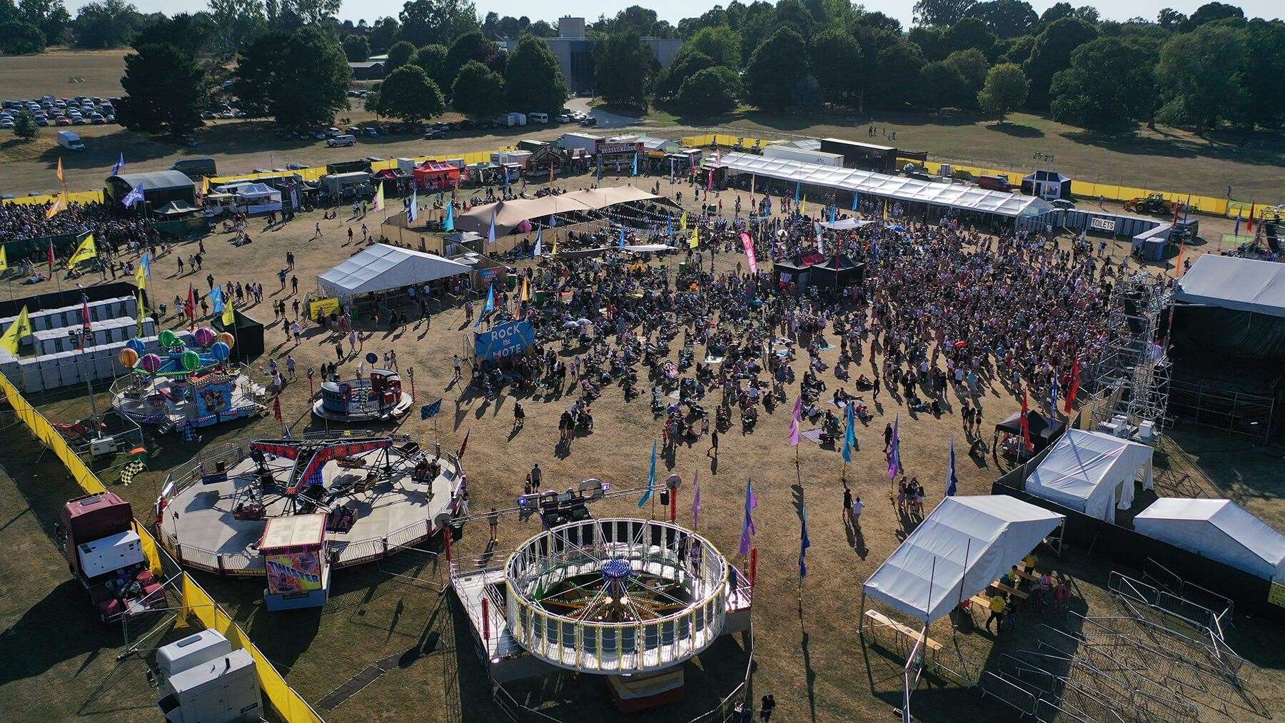 The festival will also offer street food, bars and a funfair. Picture: Lucas Live