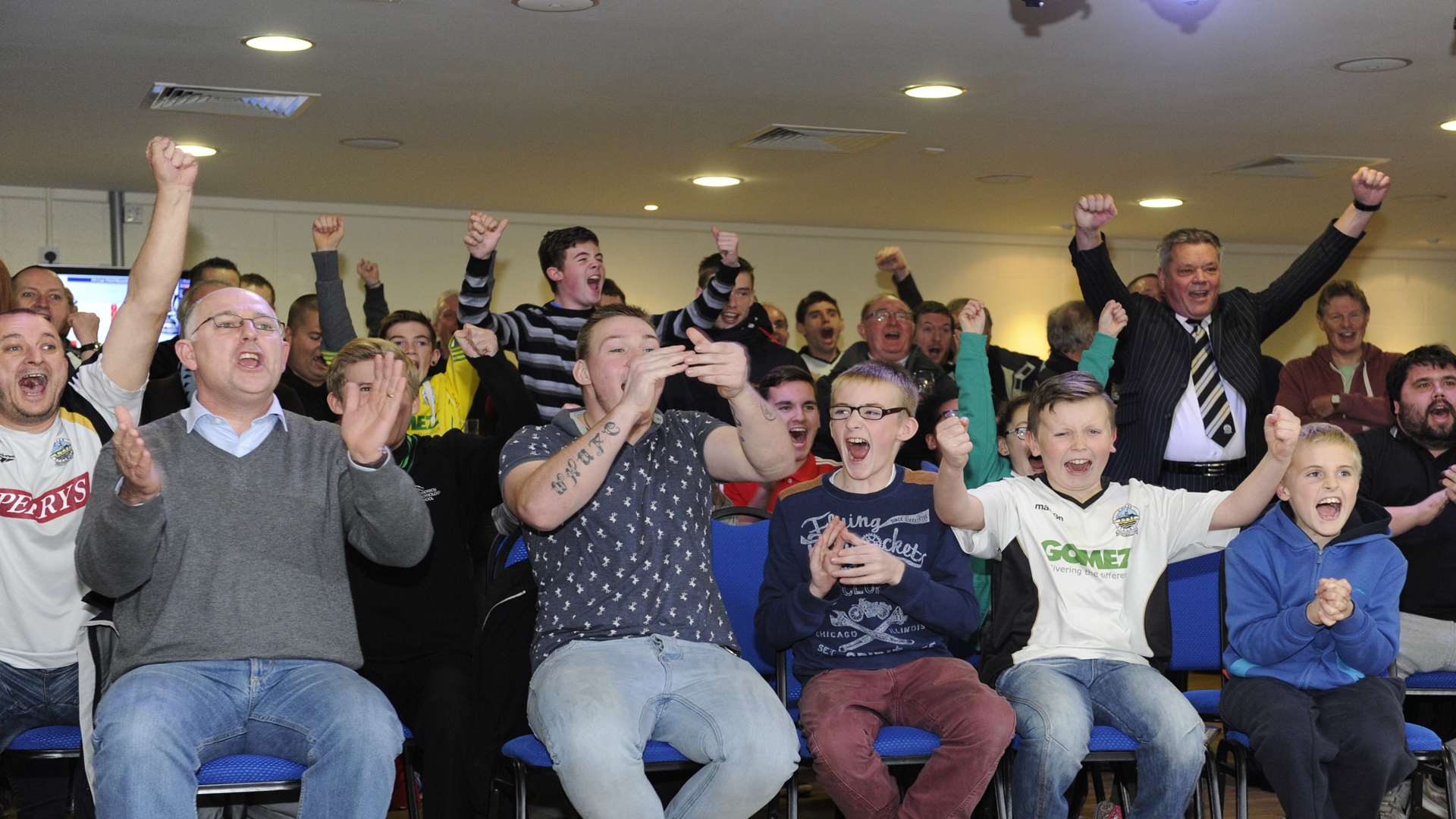 Dover Dover Athletic supporters met for the draw for the third round of the FA Cu on Monday.