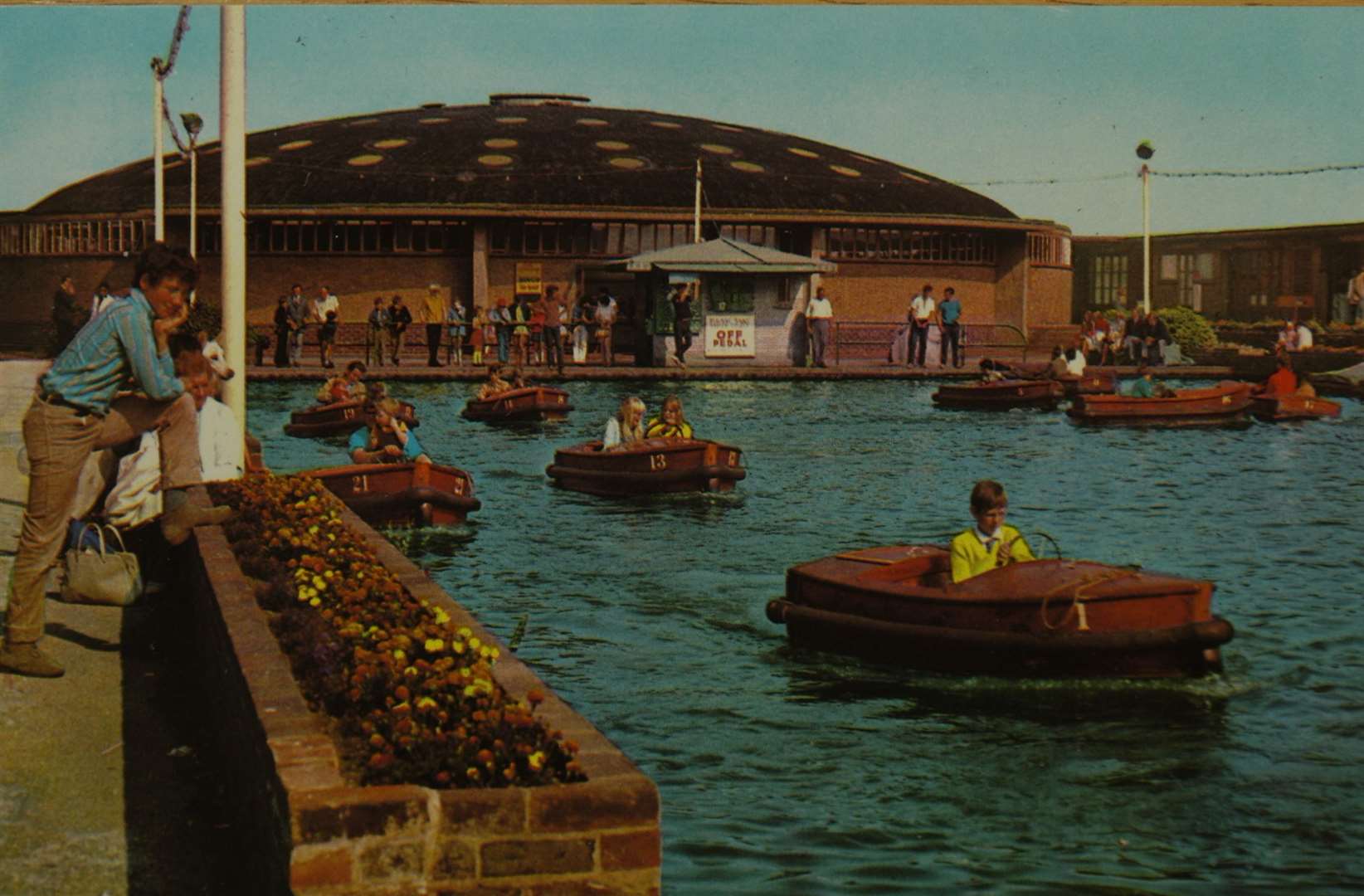 The Dome, with the boating pool. Date unknown