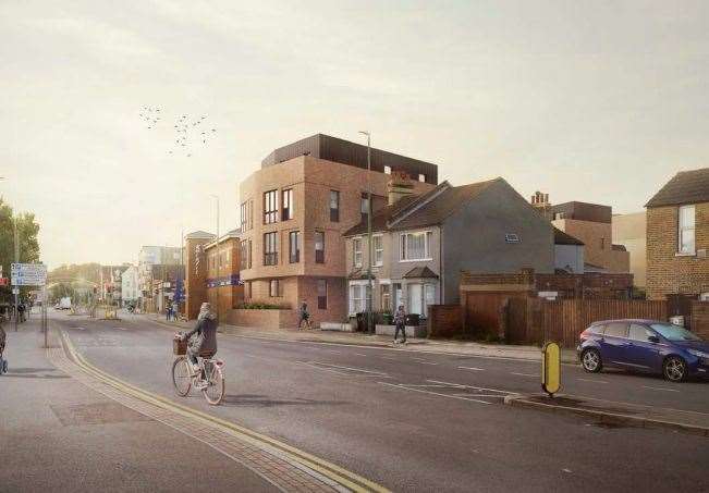 An image of how the development will look in Dartford. Picture: Ridge and Partners LLP