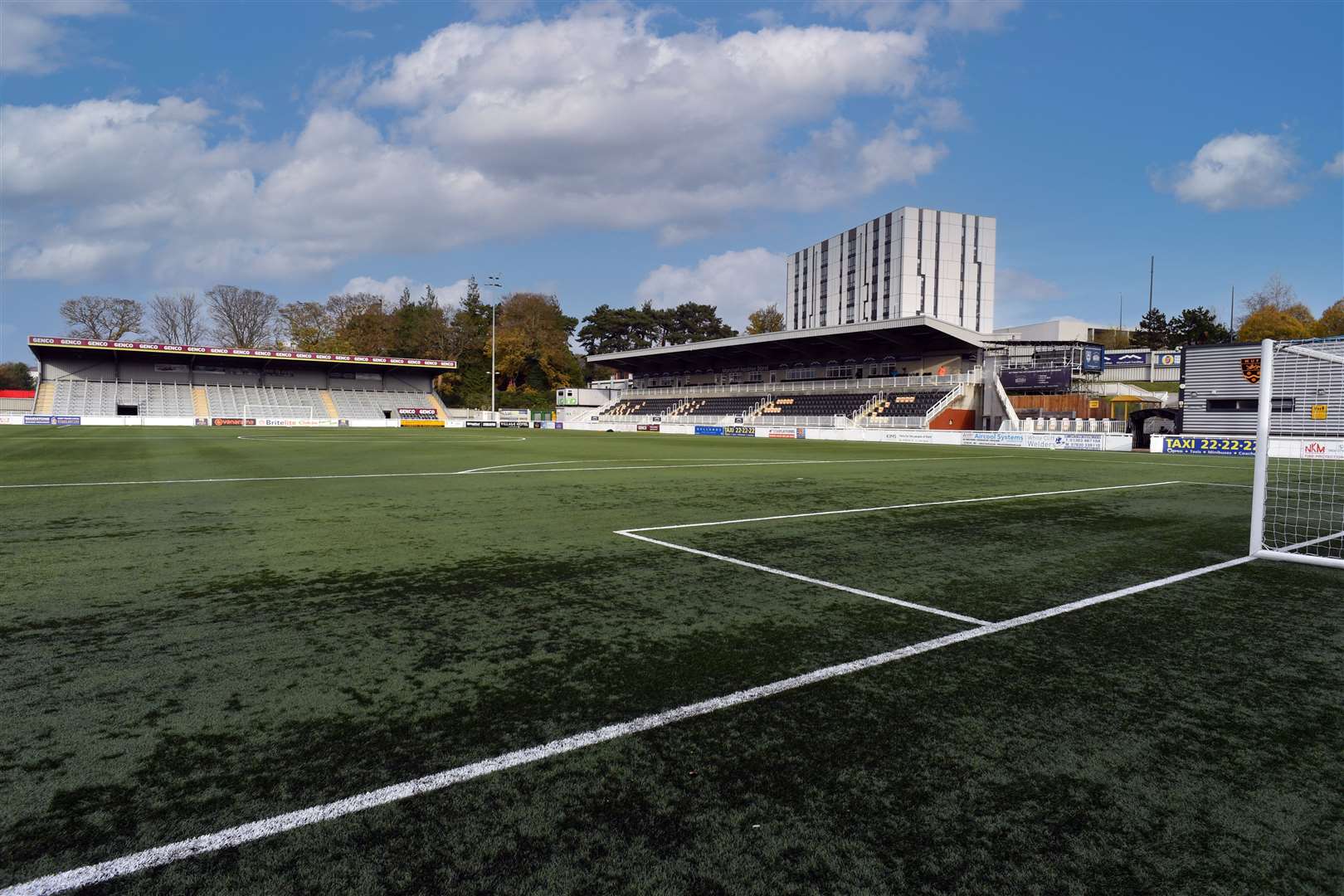 Maidstone United fans experience a rollercoaster ride until stability returned at the Gallagher Stadium. Picture: Keith Gillard