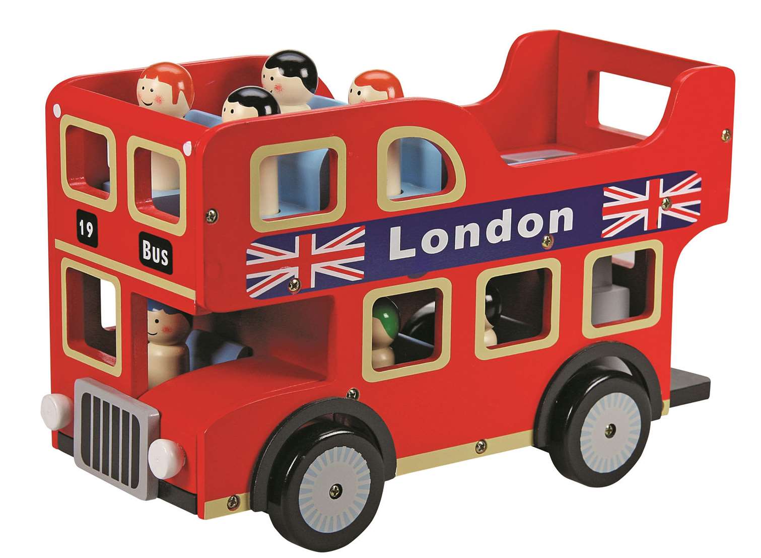 Wooden London Bus