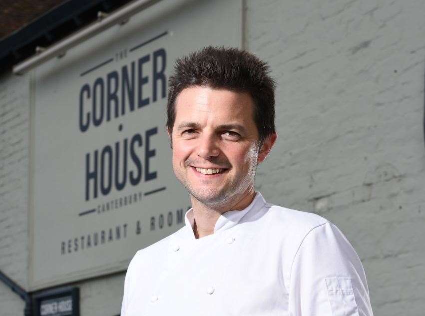 Chef and owner of The Corner House in Minster and Canterbury, Matt Sworder