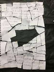 A letter of Ludlow's intentions found torn up. Picture: CTPSE