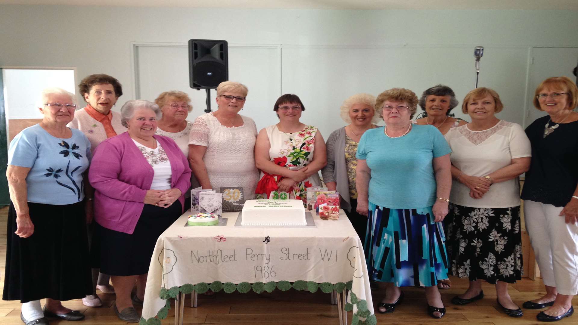 Northfleet's WI Committee which was in charge of organizing the afternoon tea.