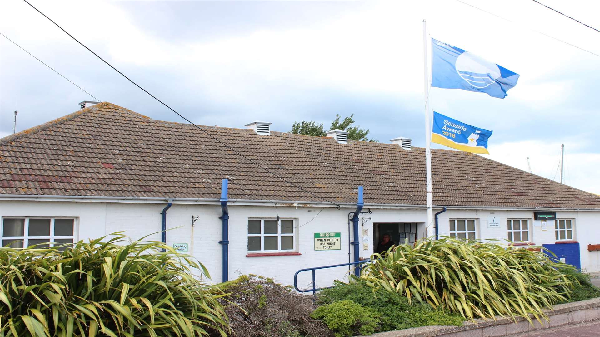 The award-winning public toilets at Leysdown seafront which remained closed last weekend