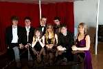 Maidstone and Mid Kent Young Musician of the Year finalists Jack Hughes, Michael Gibbs, Sarah Hughes, Luke Cox, Rosie Judge, Thomas Chesover, Joe Atkin-Reeves and Emily Thorpe