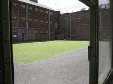 Canterbury prison football pitch