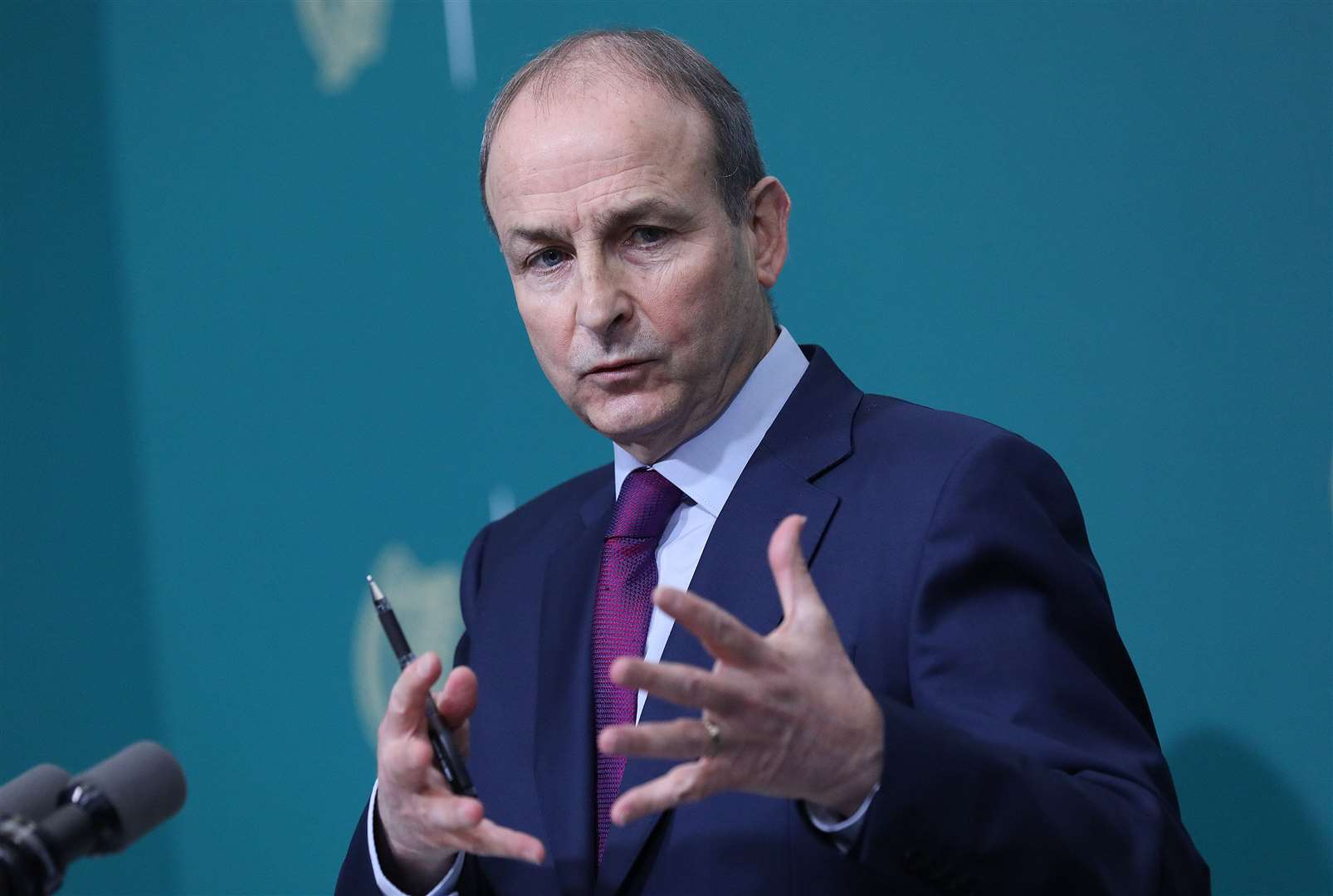 Micheal Martin suggested Northern Ireland was not testing enough for the UK variant of Covid-19 (Julien Behal/PA)