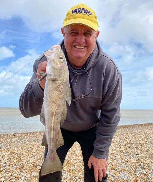 This unseasonal codling caught by angler Shane Pullen at Dungeness (41646534)