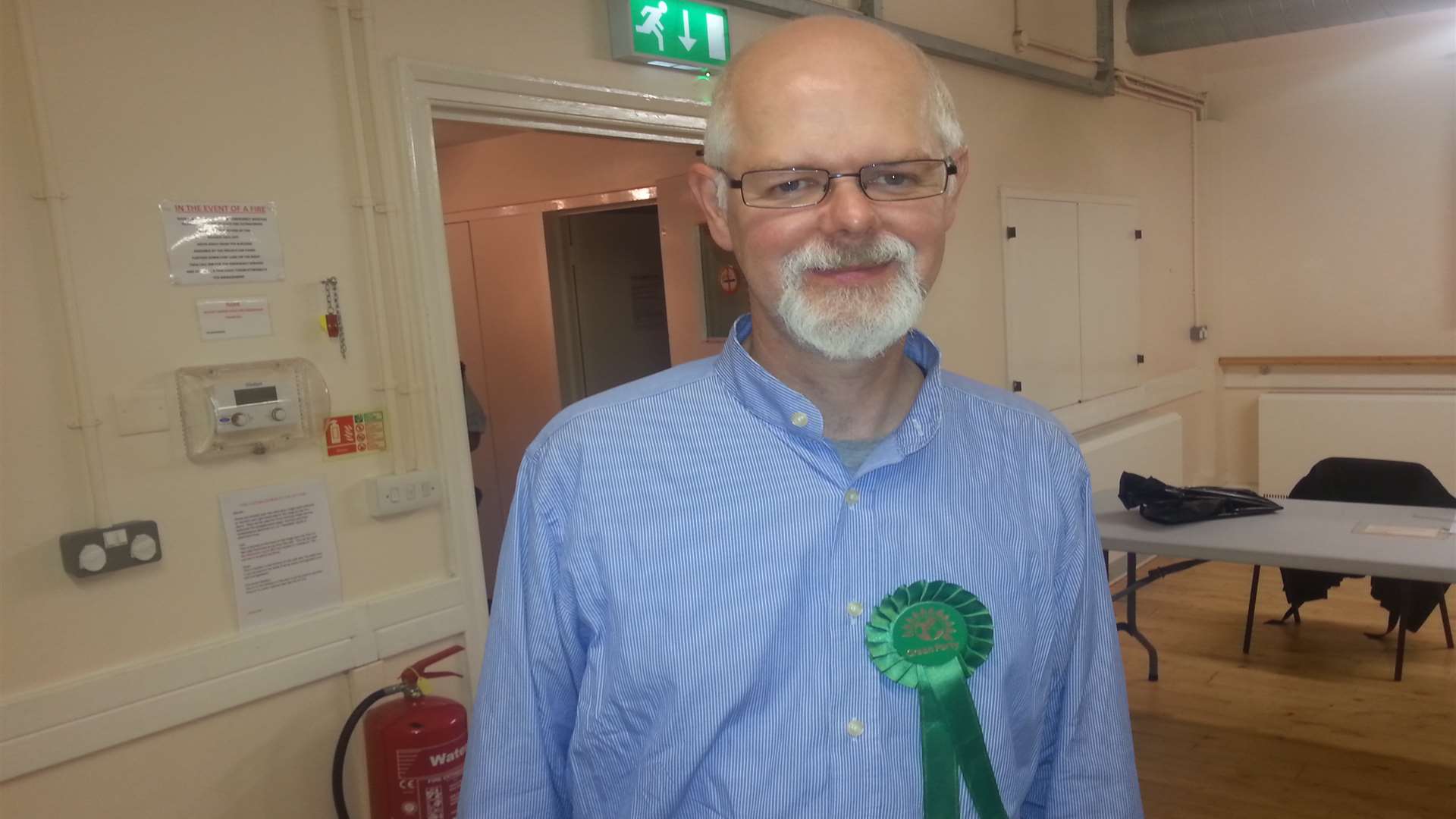 Stuart Jeffery from the Green Party