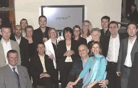 The Zest team at The Oaks Business Village, Lordswood, Chatham. Picture courtesy SIMON MCKAY