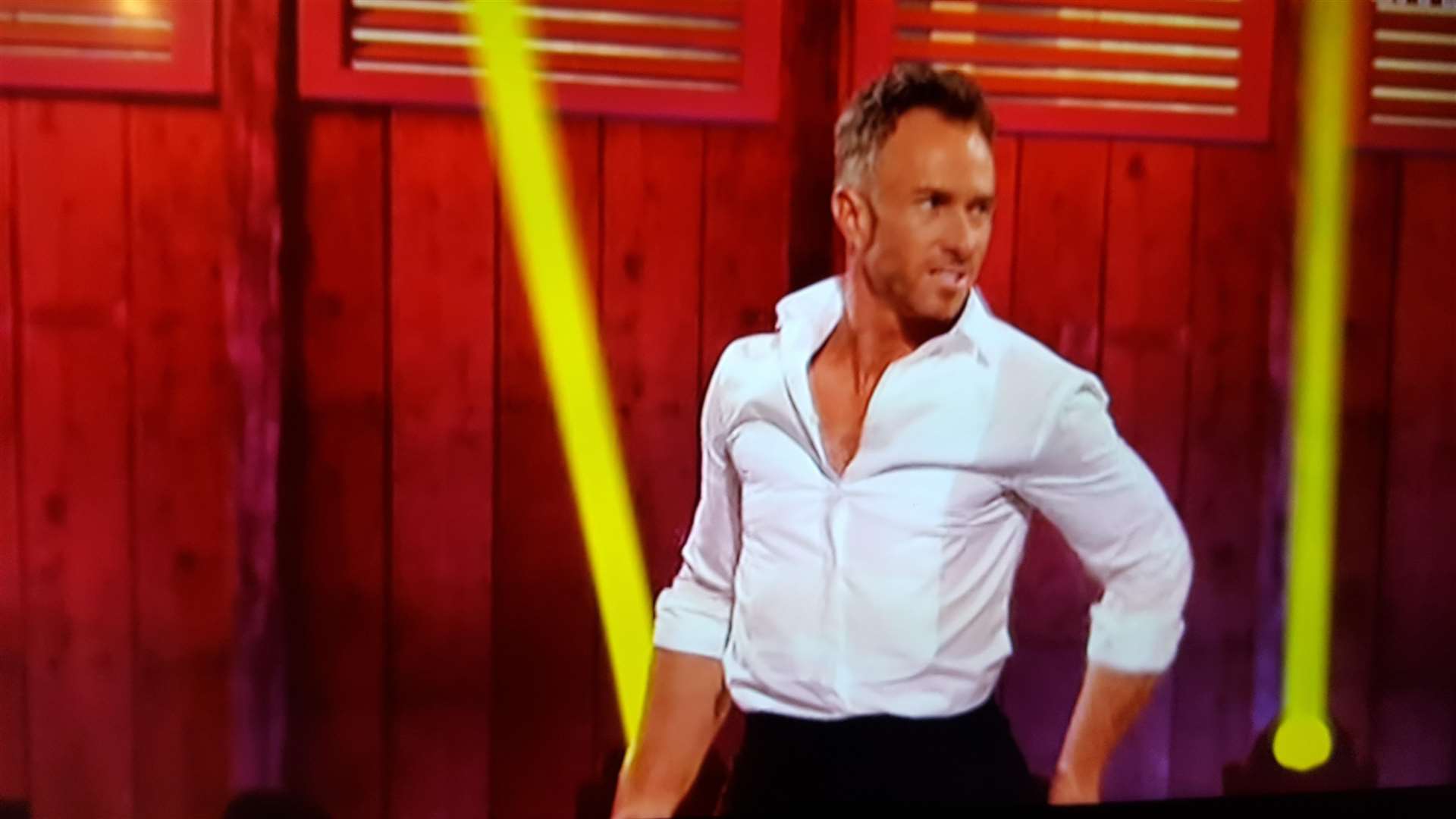 James Jordan in the semi-final of Dancing On Ice. Picture: ITV (7527958)