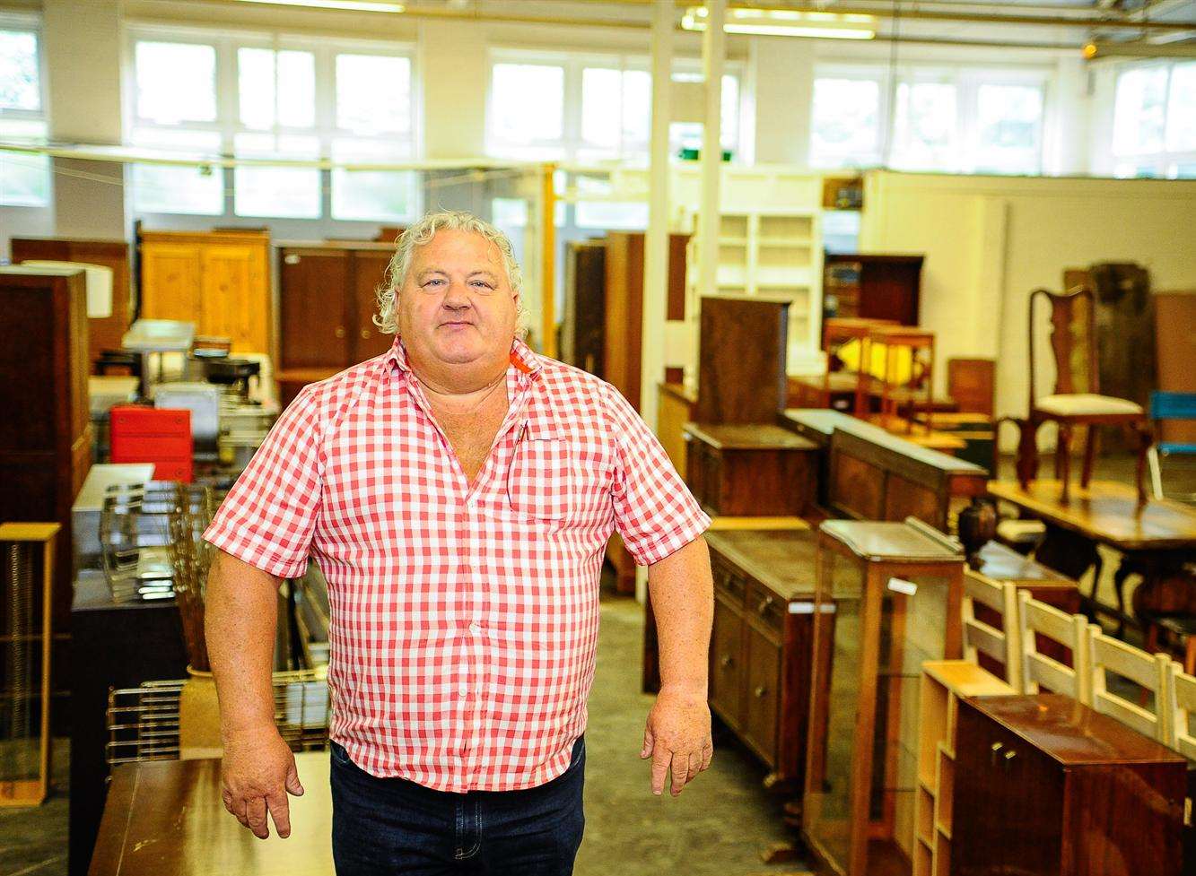 Gary Iles owner of the new auction rooms in Dover.