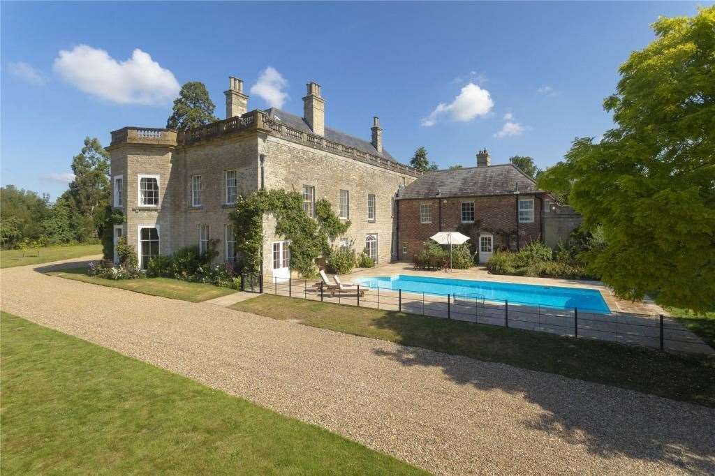 This grand country house has exception facilities. Picture: Strutt and Parker