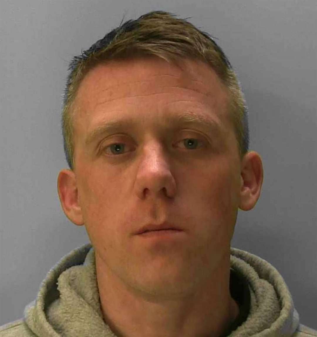Peter Harlow, 36, from Pembury, is wanted on recall to prison. Photo: Sussex Police
