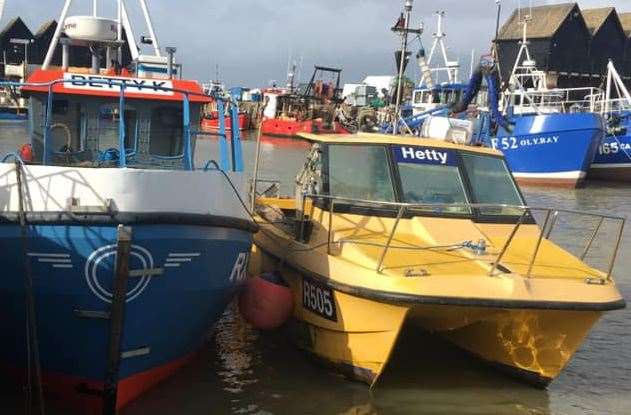 He is chartering Hetty to make the catches
