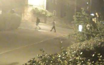 The council is wanting to speak to four people caught on CCTV about several sprayed across Canterbury (2986645)