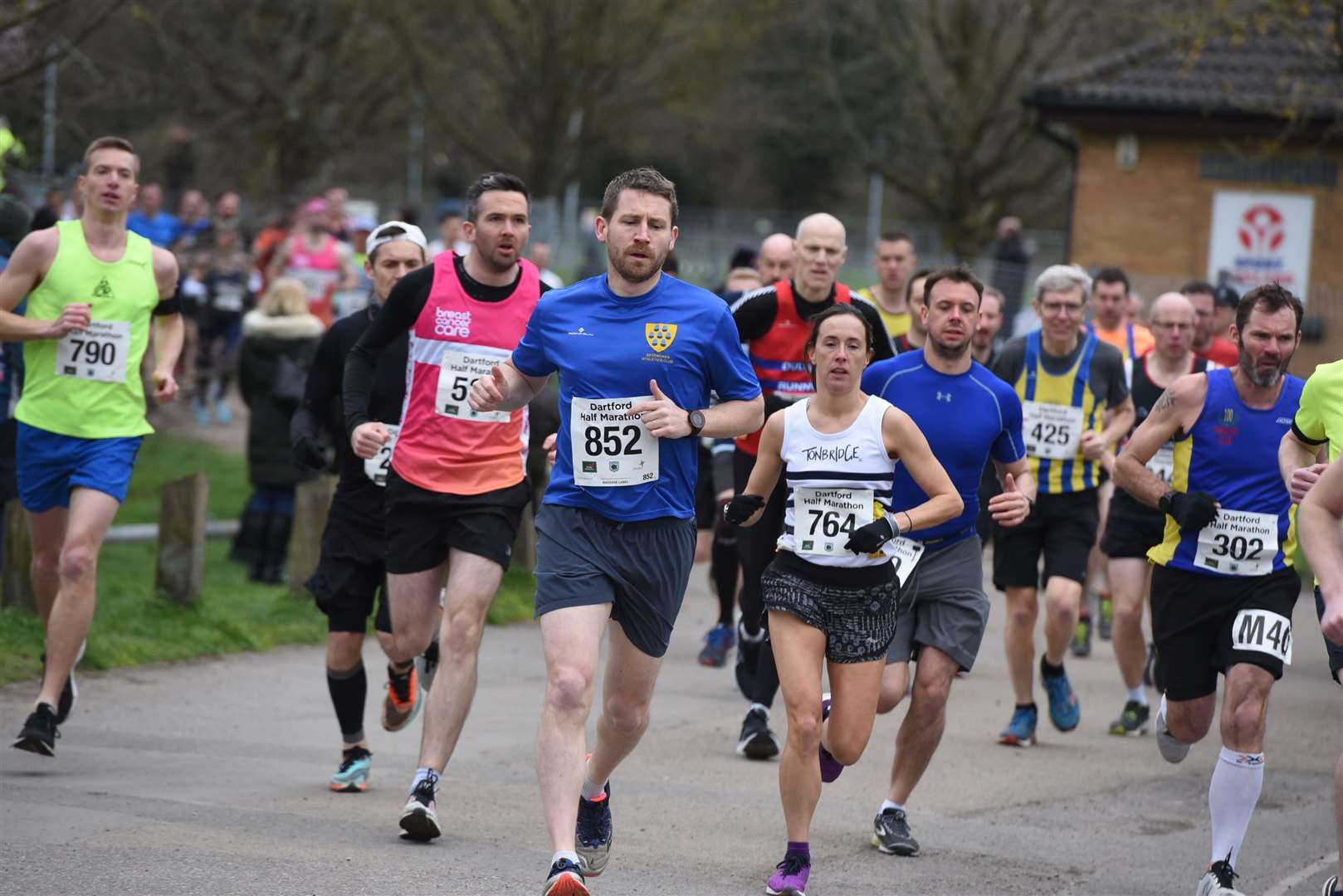 Runners taking part in this year's Dartford Half Marathon - but could an international-standard marathon be staged in Kent? Picture: Ken Mears