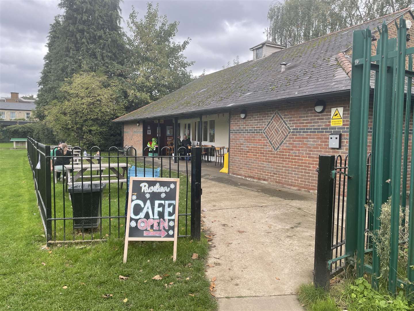 The Pavillion Café in Rocfort Road, Snodland, was targeted by a gang of youths while a chess club was going on