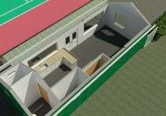 How the new clubhouse will look inside Picture: Maidstone Lawn Tennis Club