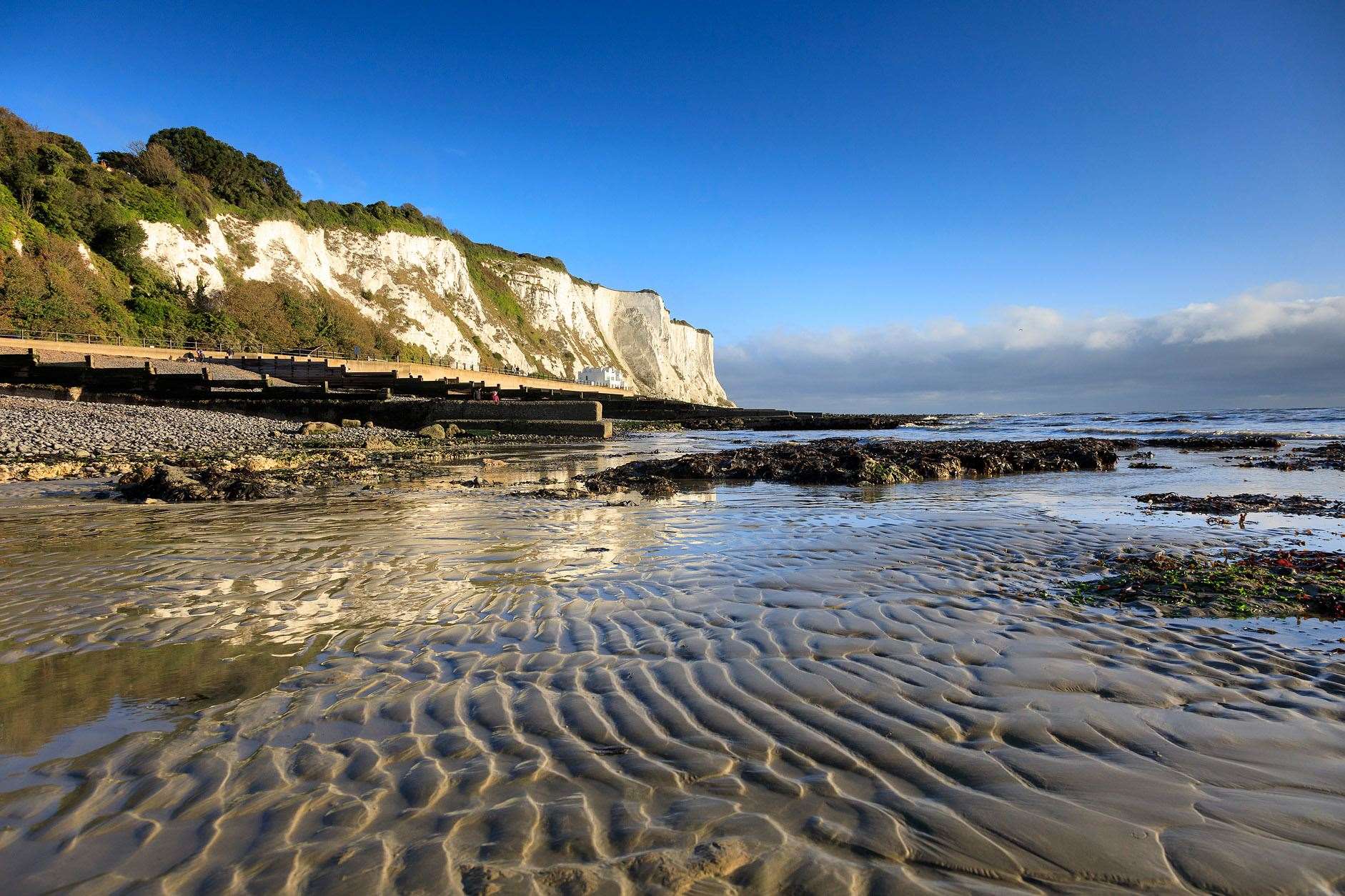 The chalk cliffs were carved out by floods many thousands of years ago. Picture: John Miller/Kent AONB