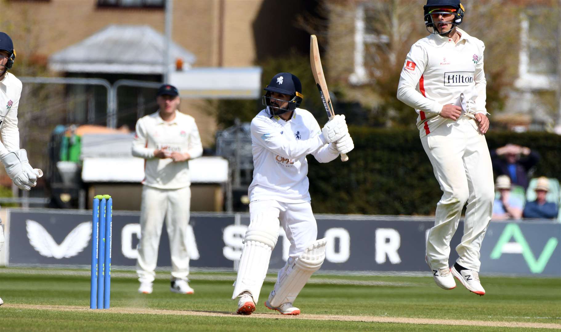 Hamidullah Qadri resisted for over three hours on day four against Lancashire. Picture: Barry Goodwin