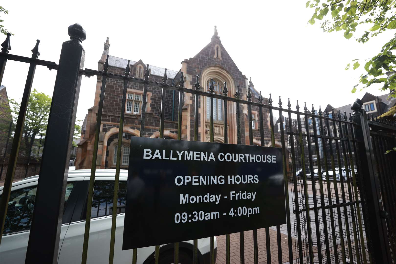 A general view of Ballymena Courthouse in Northern Ireland (PA)