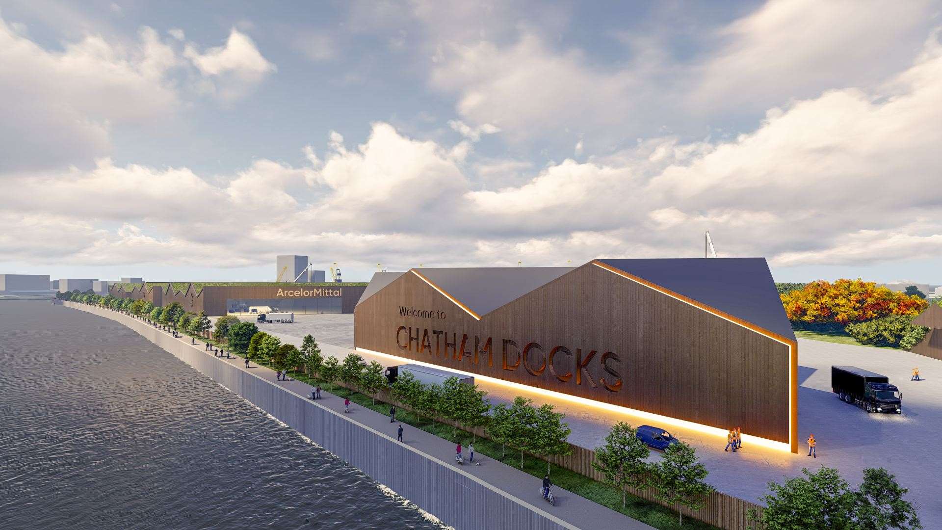 ArcelorMittal Kent Wire is behind alternative plans to retain Chatham Docks as a working port. Picture: SPPARC