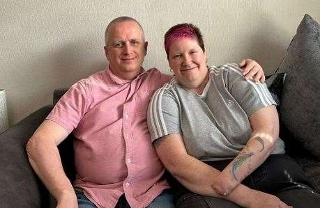 Julie Norwood, 53, and her husband Gary Norwood, 45, from Broadstairs