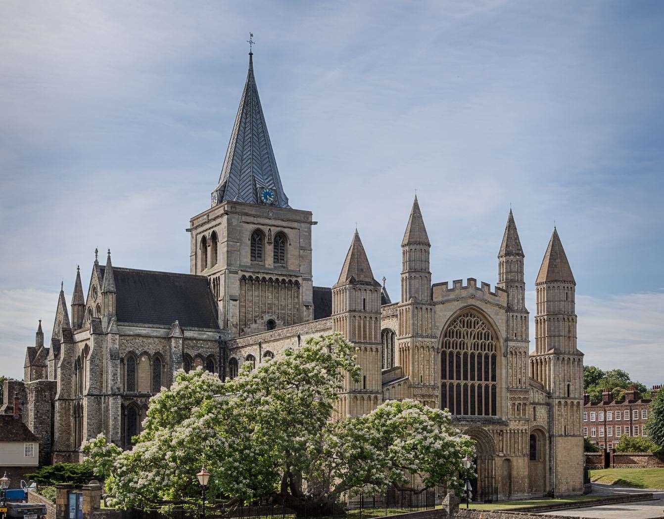 Rochester Cathedral is one of the oldest cathedrals in the country