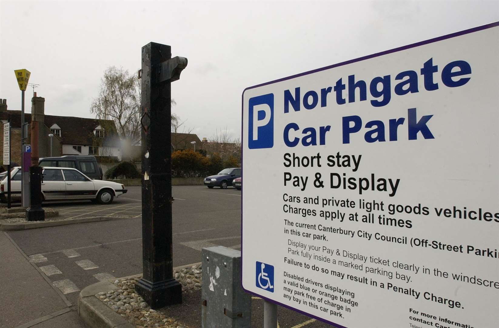 Renham was caught out when she left her Range Rover in a disabled bay in Northgate car park in Canterbury