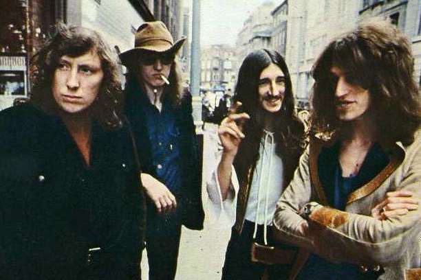 Steve Bolton (right) with Atomic Rooster