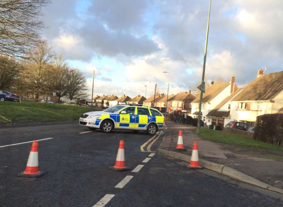 Willington Street has been closed by police. Picture: @SeanMcPolin1
