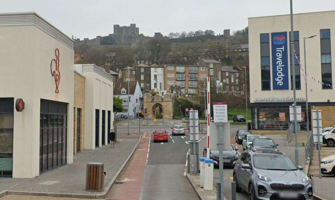 A man has been charged after reports a teenage girl was touched on her arm and face in St James Street, Dover. Picture: Google