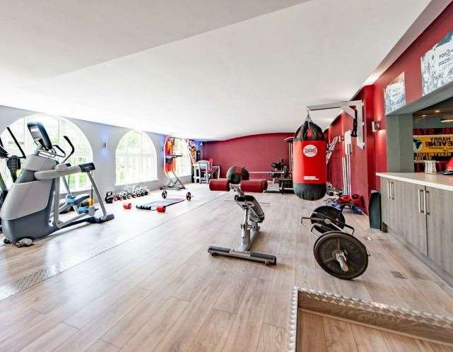 The indoor gym. Picture: Rafferty & Pickard