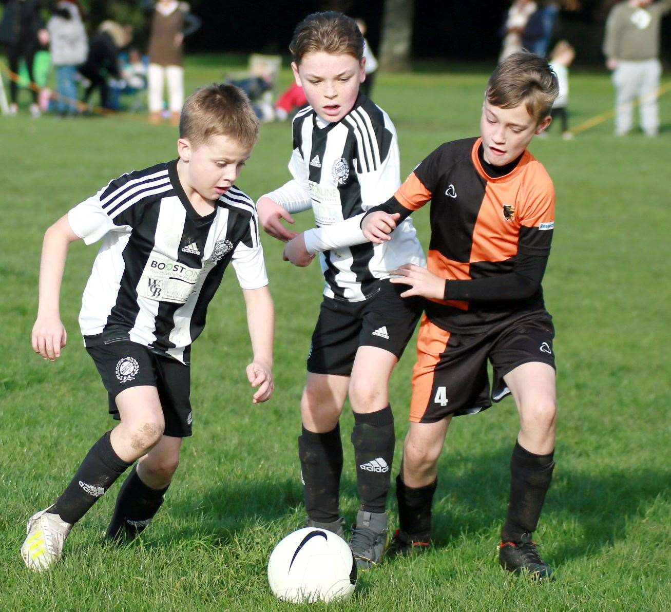 Real 60 Panthers under-10s up against Pegasus 81 Flyers under-10s Picture: Phil Lee