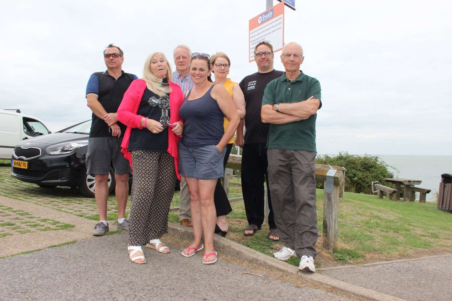 Residents have had enough of loud noise at Swale council's car park on the cliffs at Seathorpe Avenue, Minster, Sheppey (12433582)